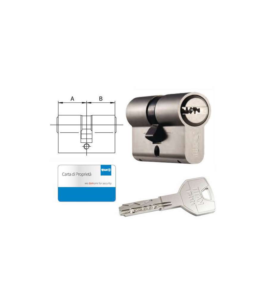 Cilindro Infilare  70-30-40 Titan T200-3040 Dom