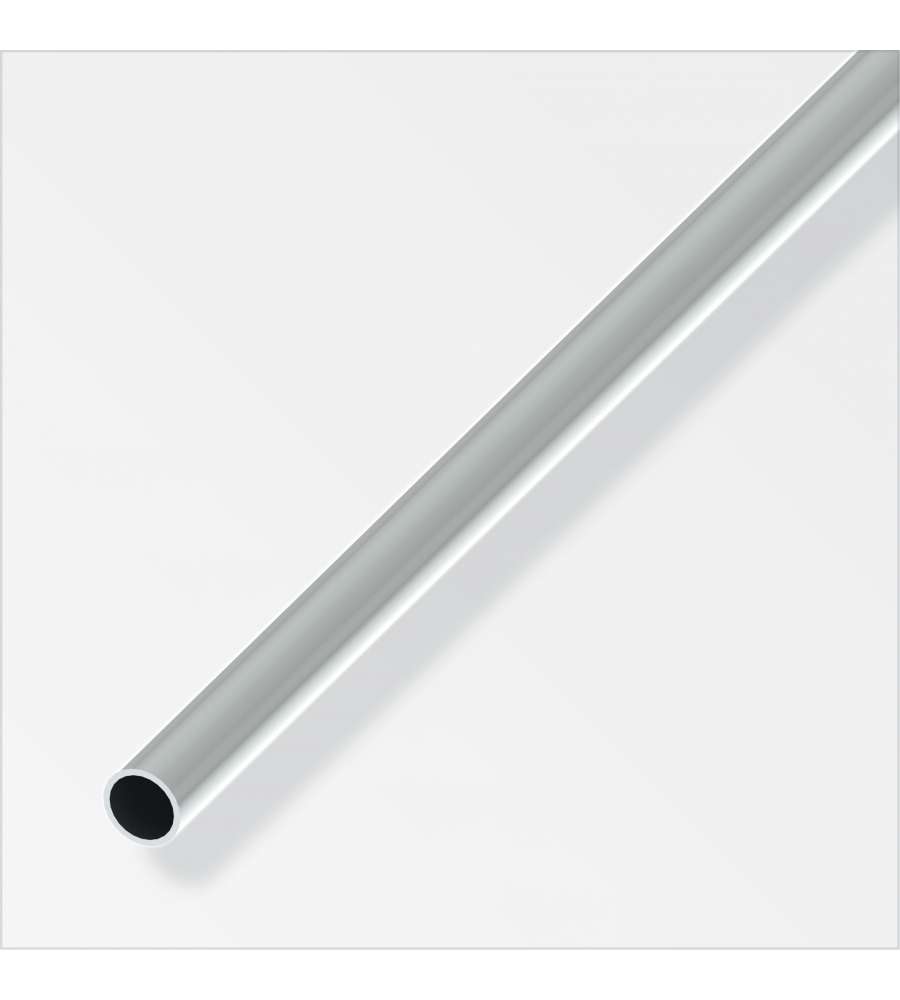 Tubo Tondo Alluminio 10 Brillante 1Metro