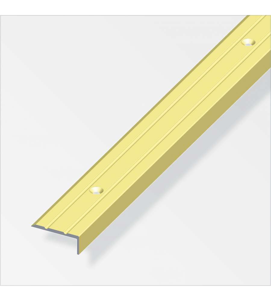 Profilo Chiusura 25X10 Alluminio Ottone 2 Metro