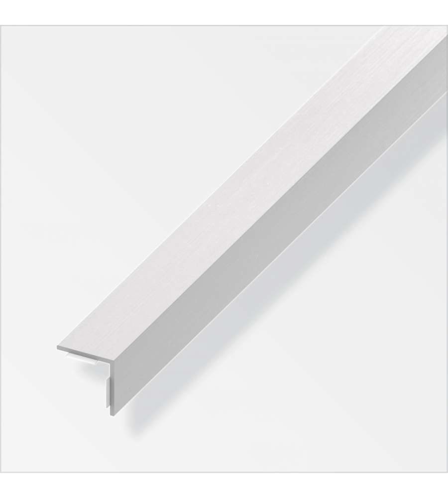 Autoadesivo Angolare 20X20 Pvc Acciaio Inox 2,5Metro