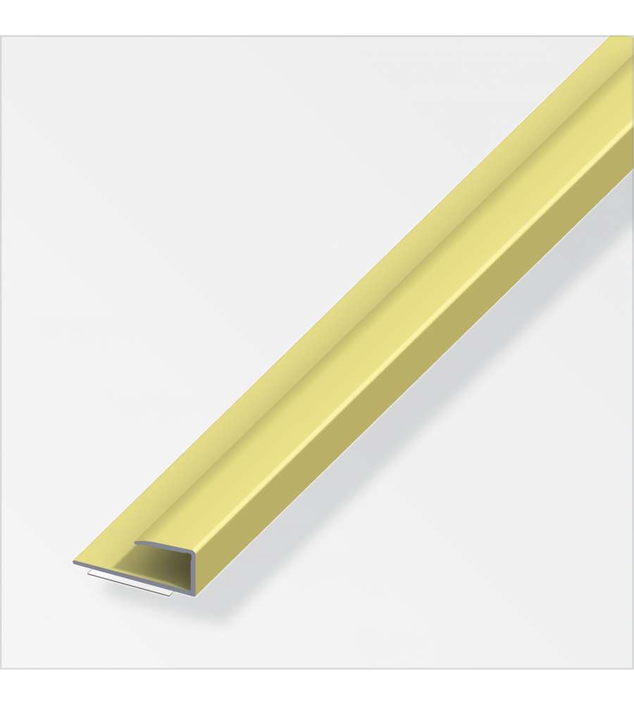 Profilo Bordo 15X9 Alluminio Ottone 1 Metro