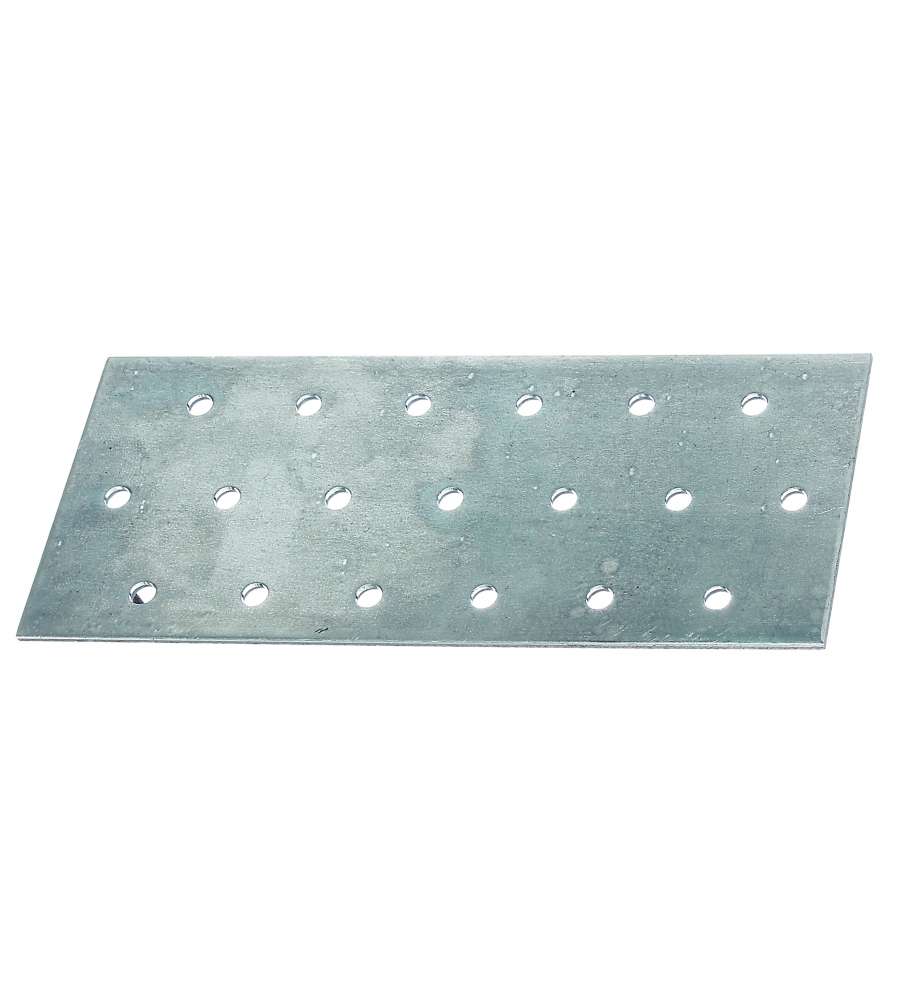 Piastra giunzione multiforo 140x60x 2,0 mm zincata