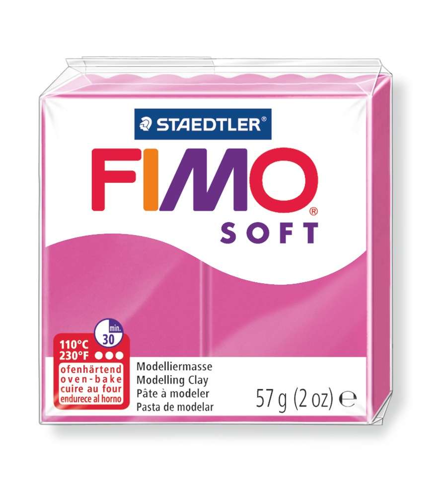 Pasta fimo soft 22 - 56 g lampone