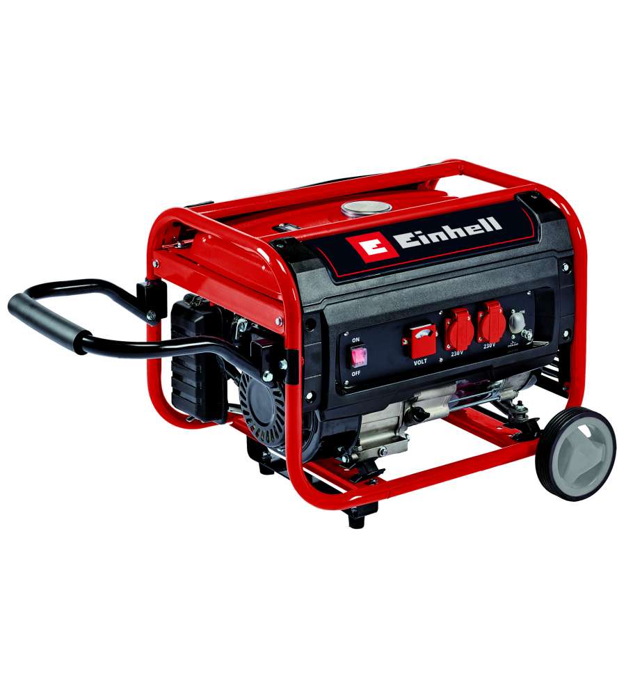 Einhell Generatore di Corrente a Benzina - Rosso - 2600/3100W
