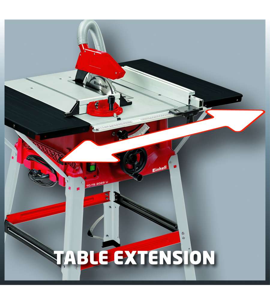Einhell Sega Circolare con Banchetto TC-TS 2025 U 2000W - Taglio Legno Preciso