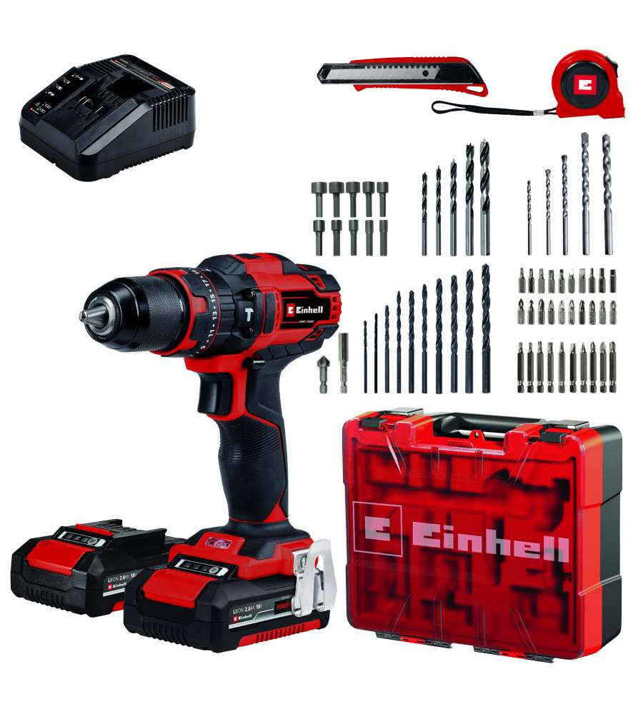 Einhell Trapano Avvitatore a Batteria - TE-CD 18/40 Li-i