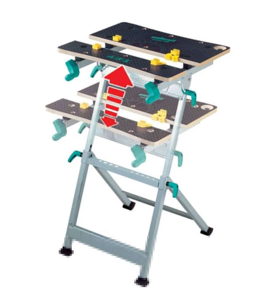 wolfcraft Banco di Lavoro con Morsa Master 600 6182000