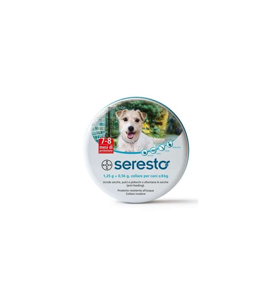 Bayer Saresto Collare cani 38 cm per cani fino a 8 kg