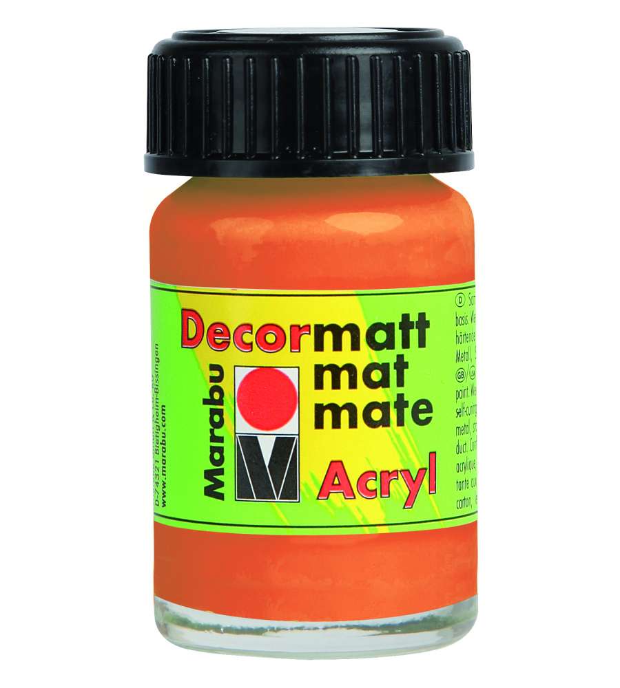 Decormatt Acryl Marabu 15 ml Arancione