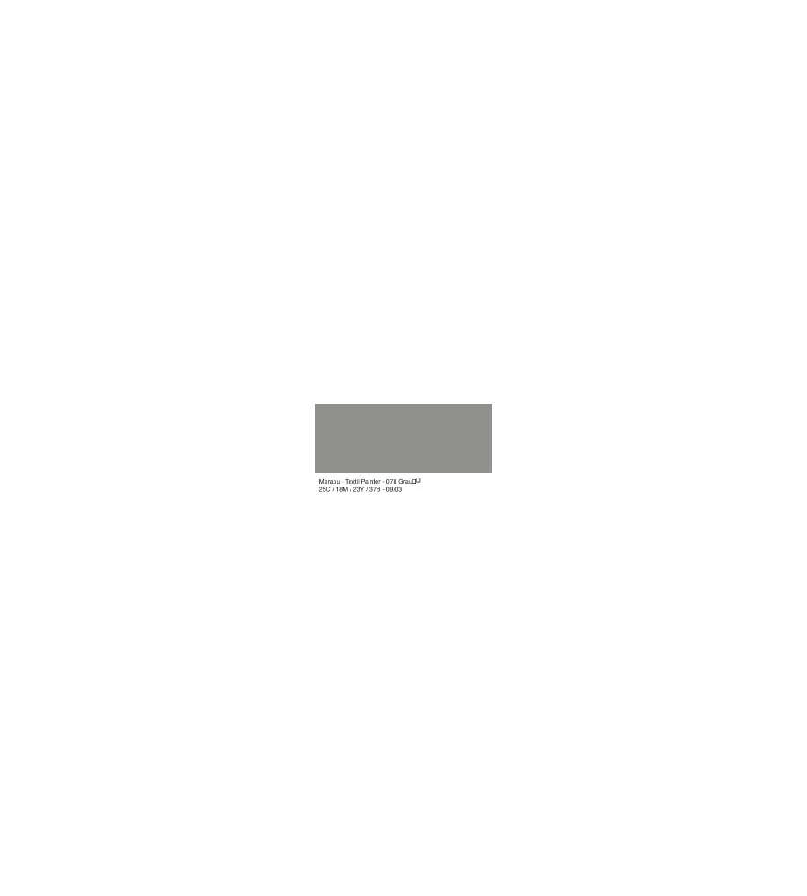 Textil Painter Marabu Tratto 2-4 mm. Grigio