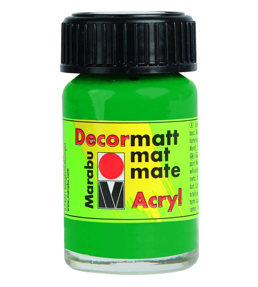 Decormatt Acryl Marabu 15 ml Verde Vegetale