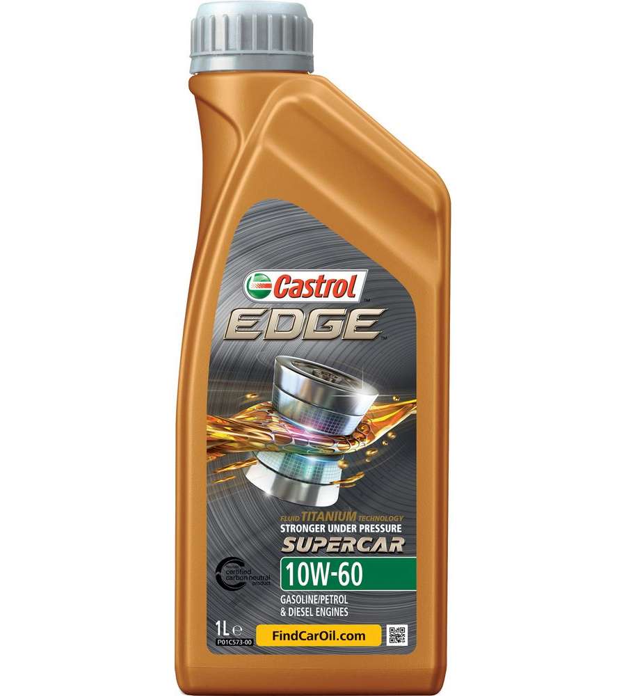 Olio lubrificante Edge motori auto Supercars 10W60 1L Oil