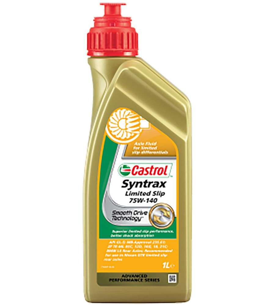 Castrol Olio per Differenziali - Syntrax Limited Slip 75W-140 - 1L