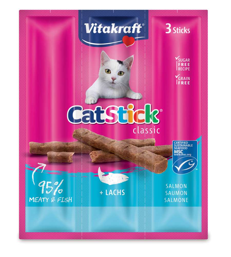Cat stick Salmone