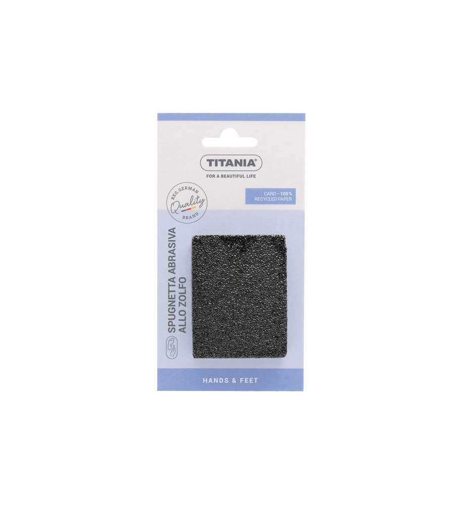 Spugnetta Abrasiva Zolfo 5X6,5 H 2,0 3000/2 Titania