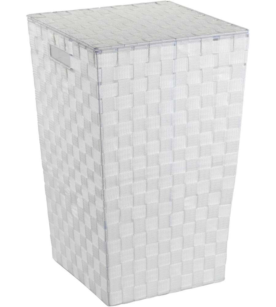 Wenko Cesto Portabiancheria Adria - Bianco - 48 L