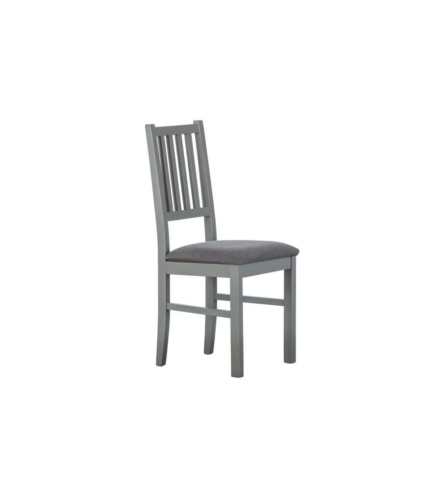 Set 2 sedie 42x47x95 faggio finitura grigio