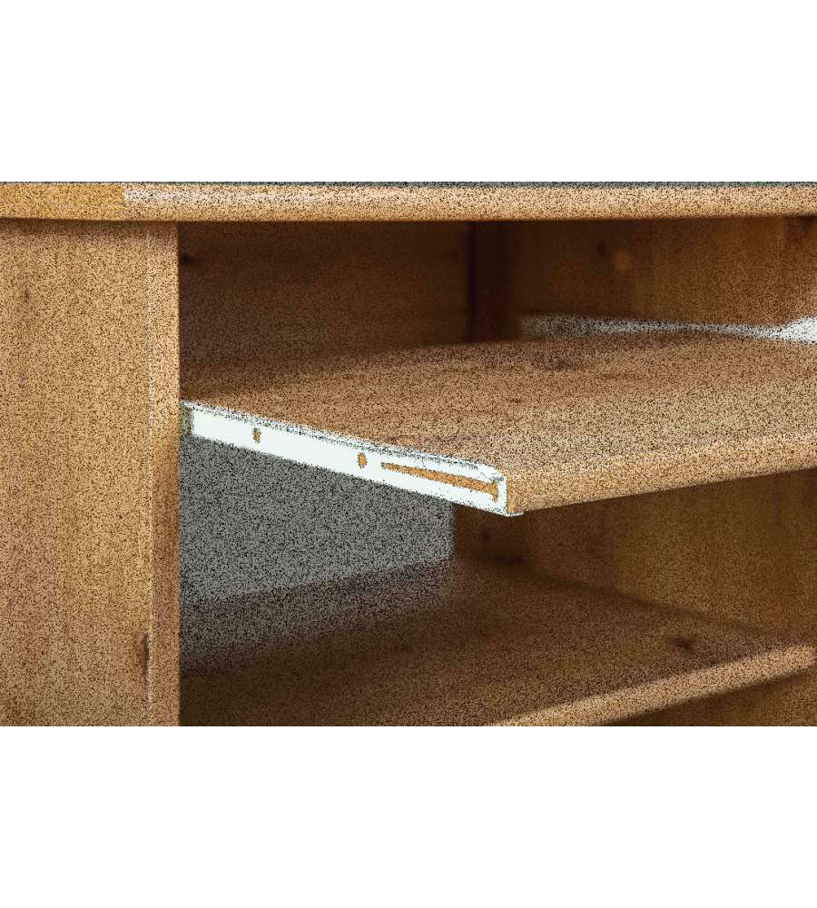 Mini Ufficio Con Ruote Quercia 80X50X75