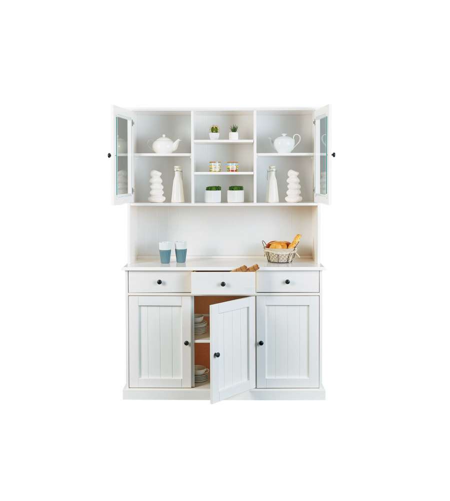 Vetrina Westerland 131 x 45 x 181 h cm Bianco