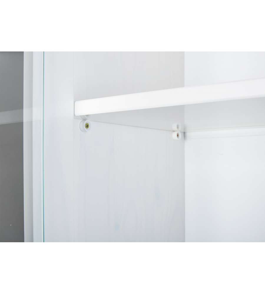 Vetrina Westerland 131 x 45 x 181 h cm Bianco