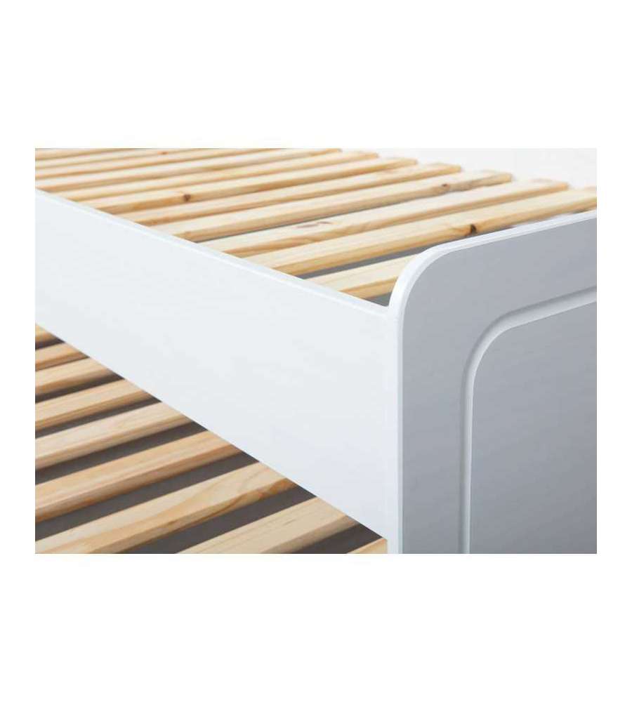 Inter Link Letto Singolo Sleep Well con Letto Estraibile - Pino Bianco 236x95 cm