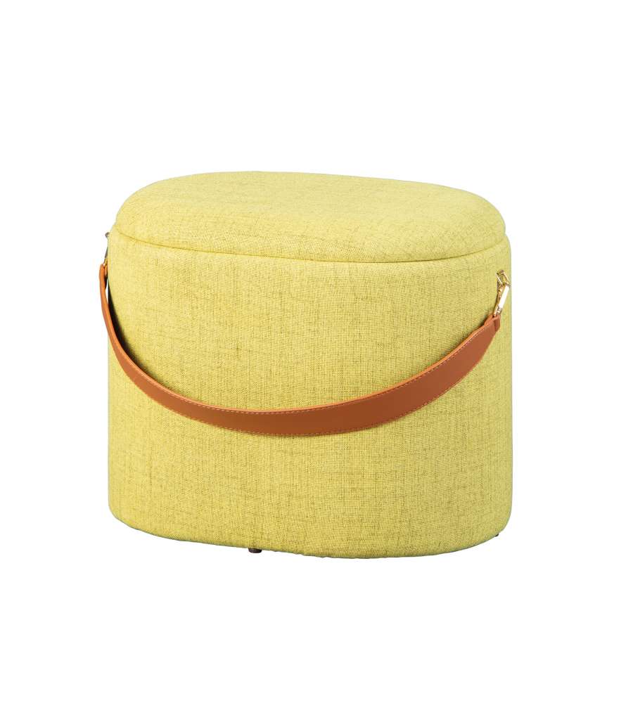 Dilia Pouf contenitore Giallo-Verde