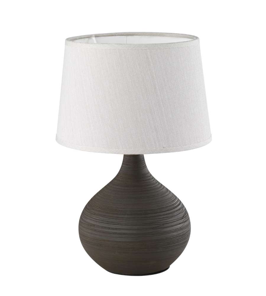 Lampada da tavolo Martin marrone