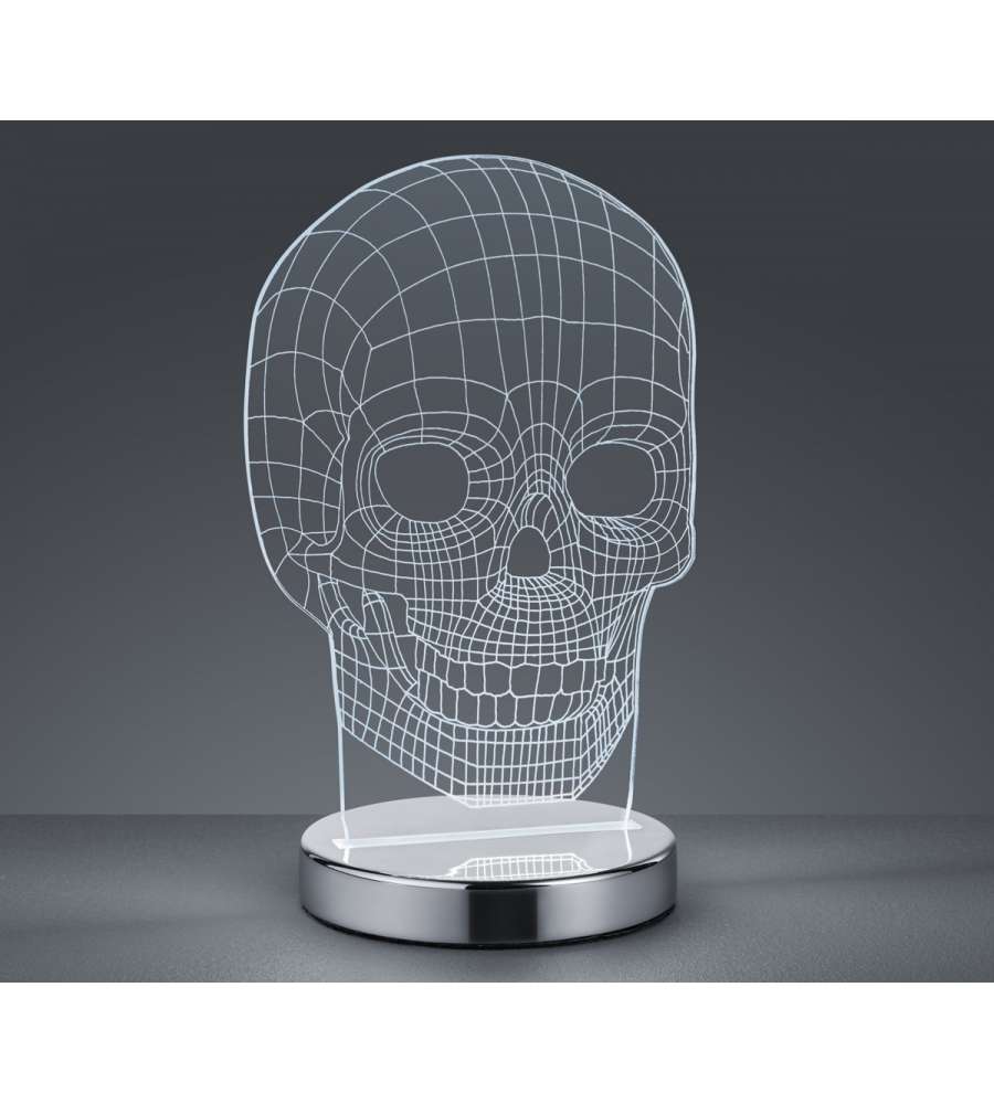 Lampada LED Skull 21,5 h cm