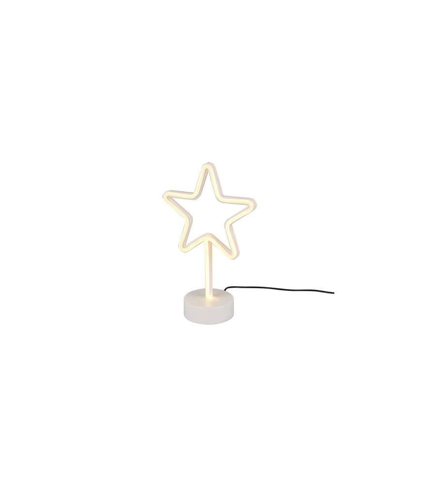 Lampada Star SMD - 1,5W - 10lm Bianca 20x29x8 cm