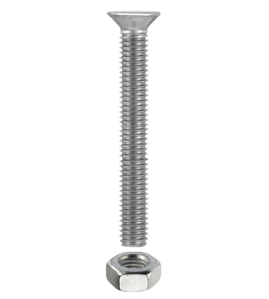 Viti Testa Piana Svasata 5 x 50 mm 6 pezzi