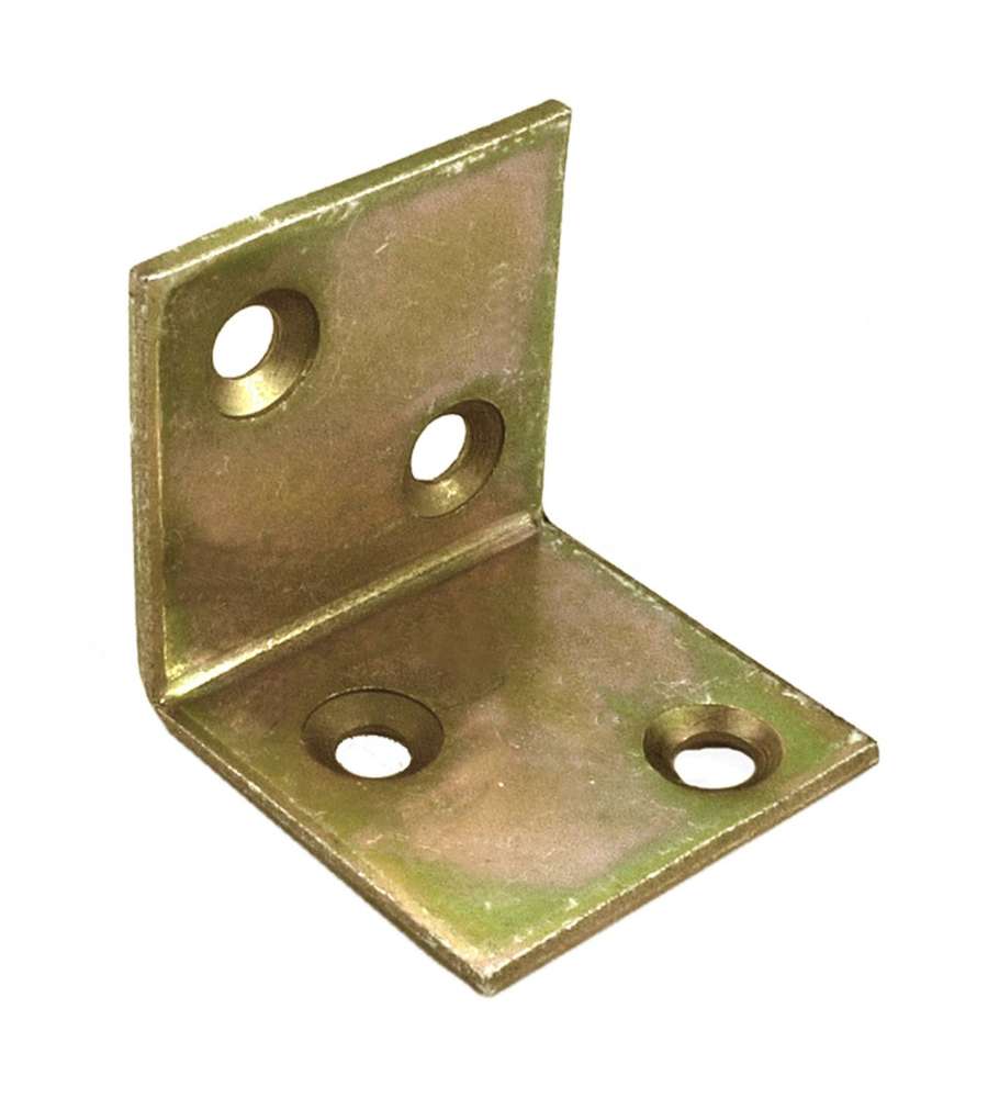 Lastrine angolari zincate giallo 75 x 40 x 25 x 2 mm