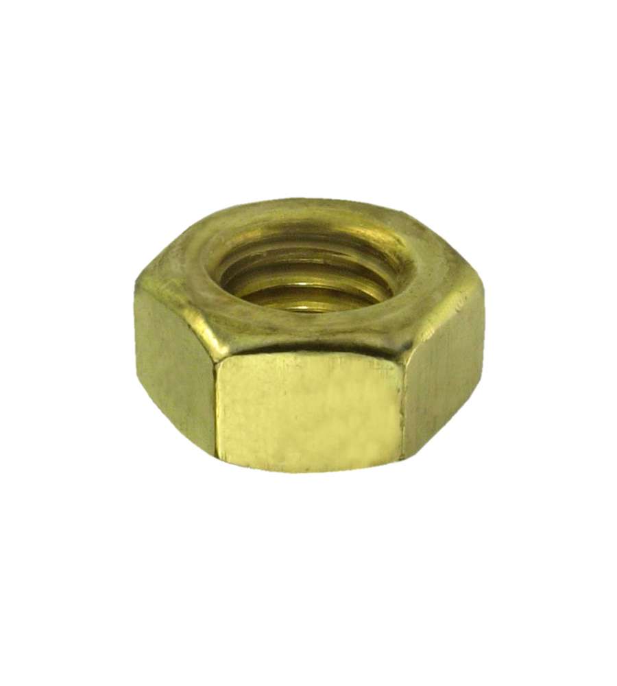 Dadi esagonali ottone M10 - 5 pz.