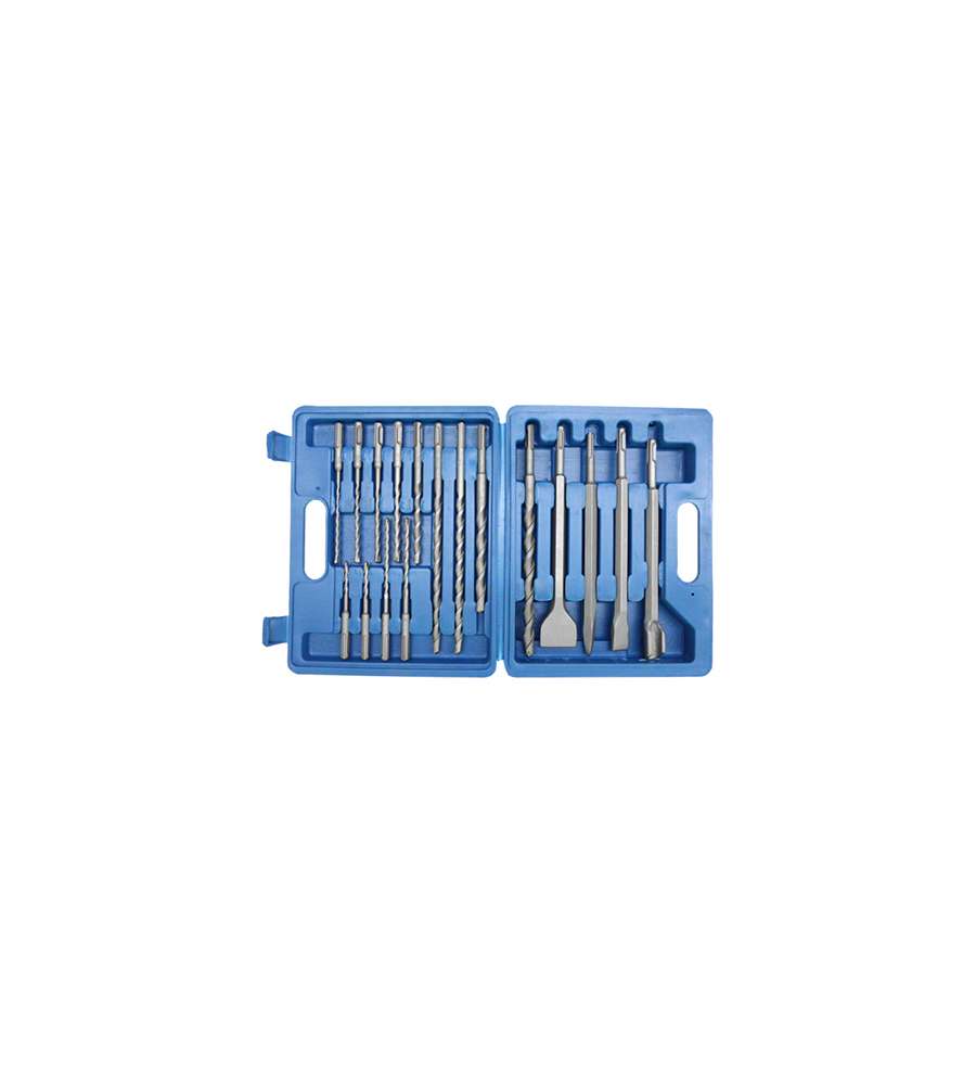Set accessori per perforatori con attacco SDS-Plus 17 pz.