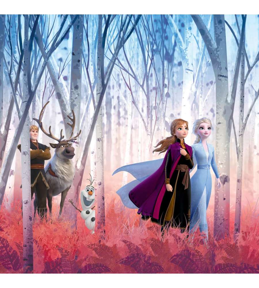 Komar Fotomurale Frozen Friends Forever 368x254 cm Blu