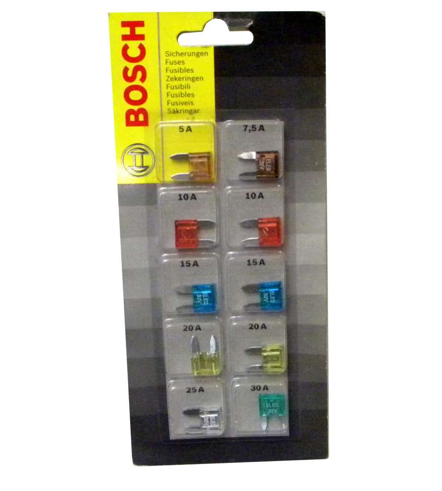 Fusibili mini Bosch 10 pezzi
