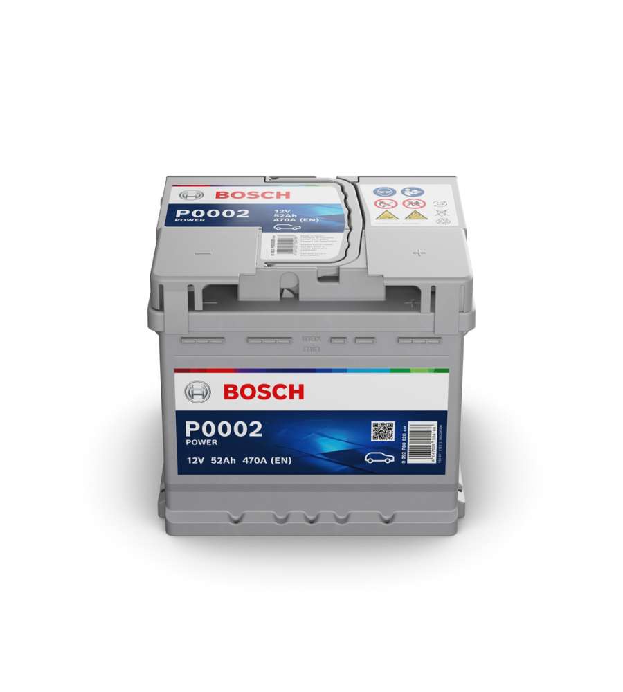 Bosch Batteria Auto 52 Ah 12V - Polo Positivo Destro con Maniglia