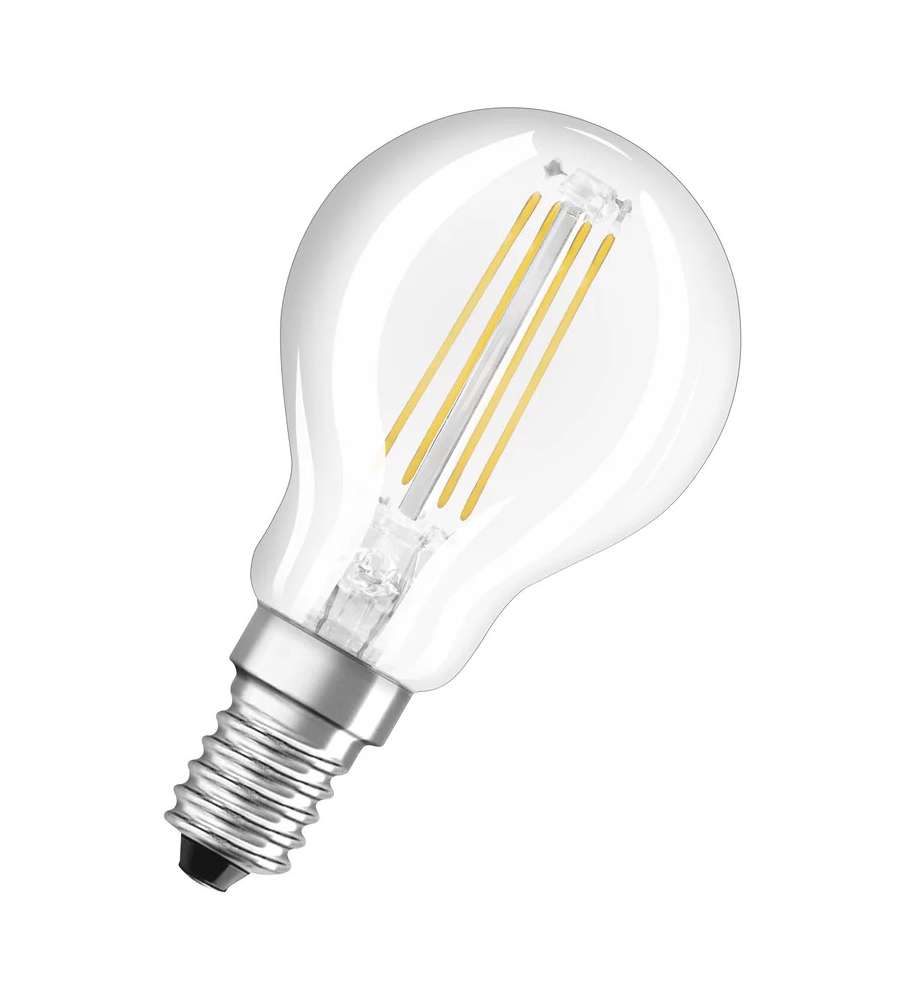 Lampadina LED Osram Star Classic P40 Filamento 4W 840 Clear E14