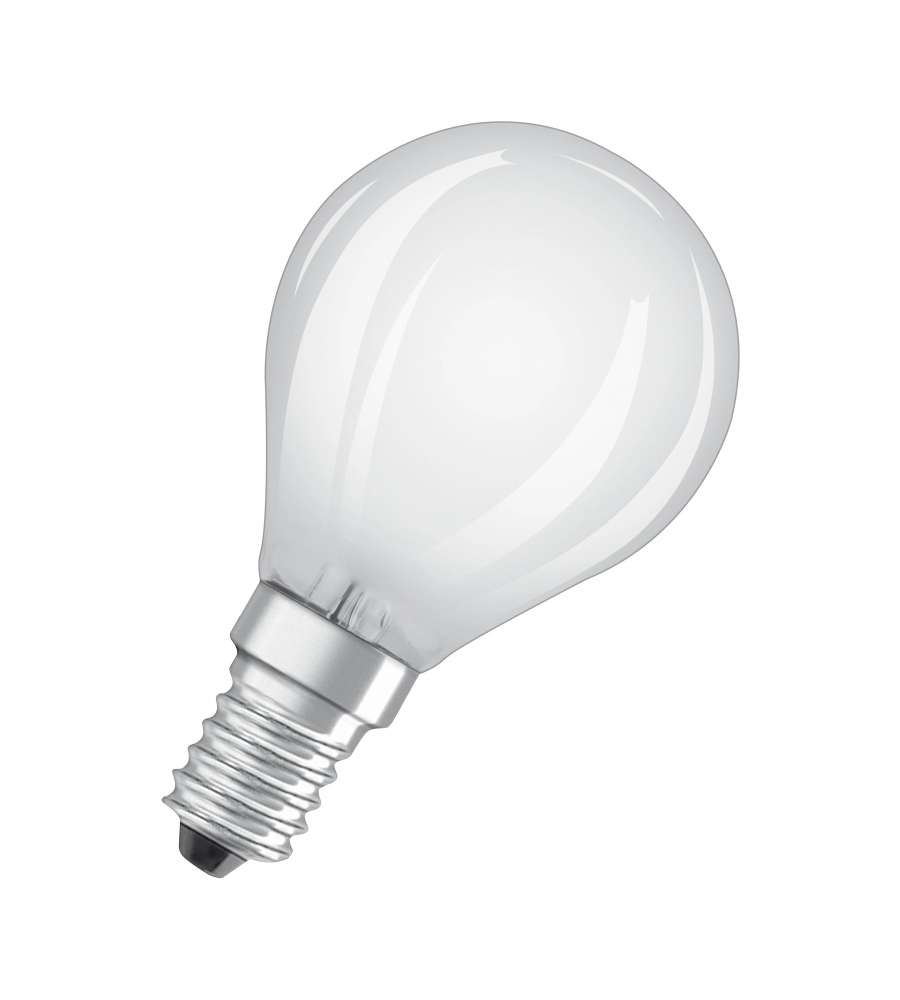 Lampadina LED Osram Star Classic P40 filamento Luce Calda E14