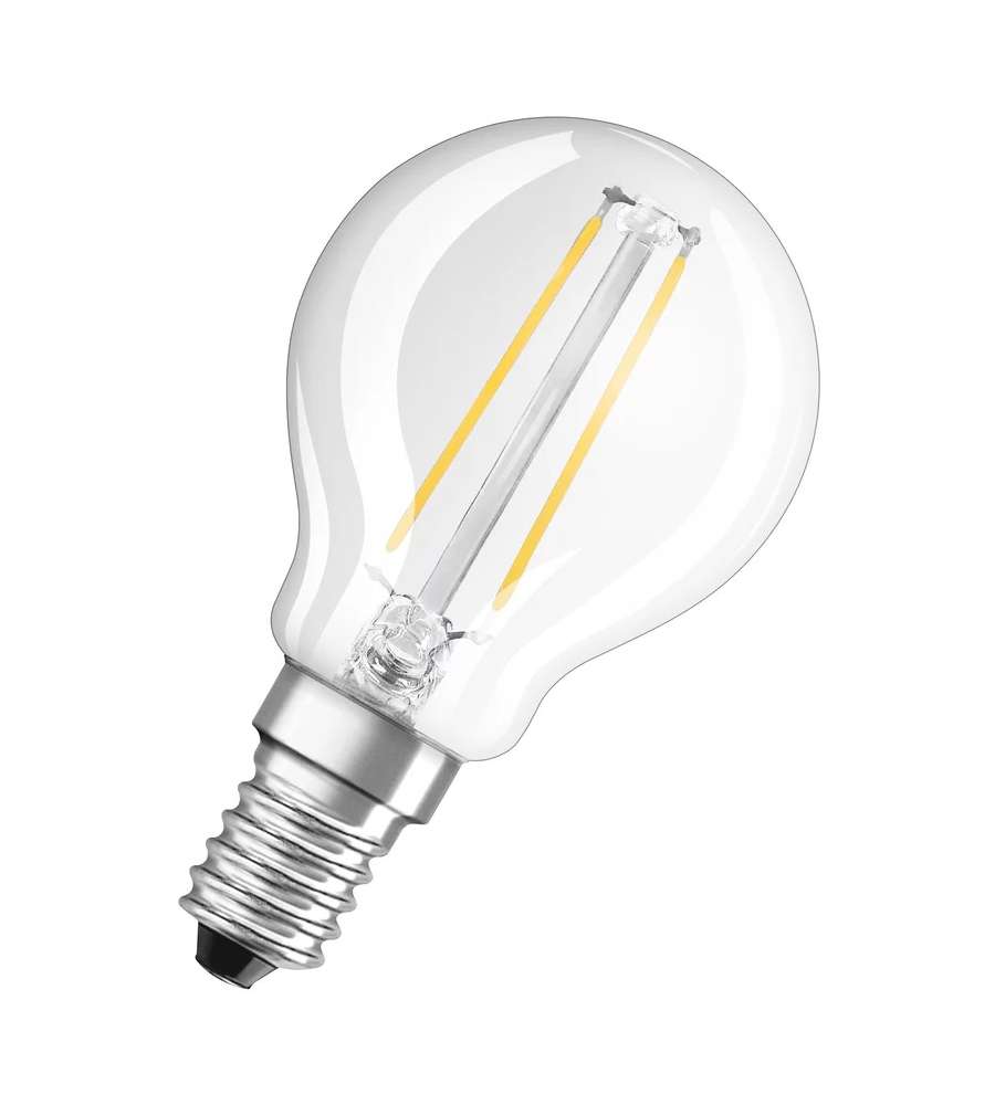 Lampadina LED Osram Star Classic P25 Filament 2.5W 827 Clear E14