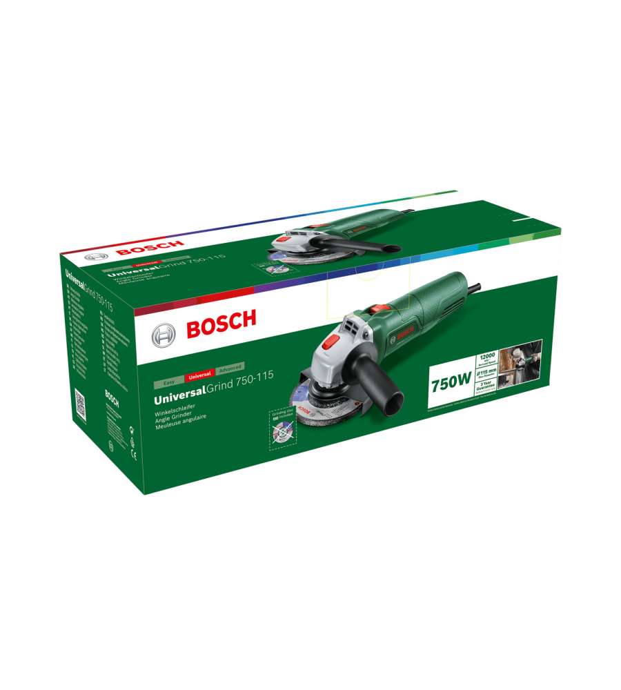 Bosch Smerigliatrice Angolare - Universal Grind 750-115