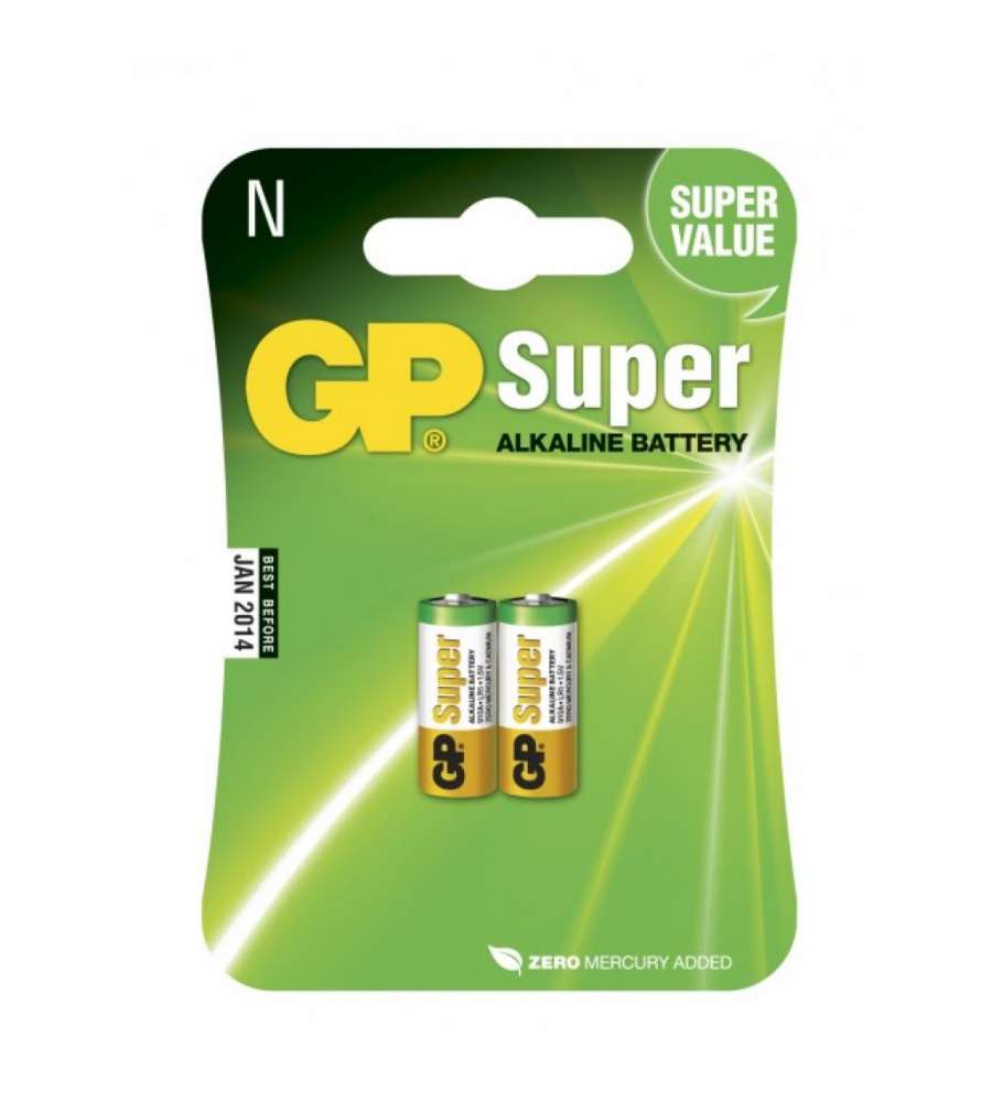 910A-U2 / LR1 - Batteria Super Mini Stilo N/LR1 (Blister 2 Pezzi)