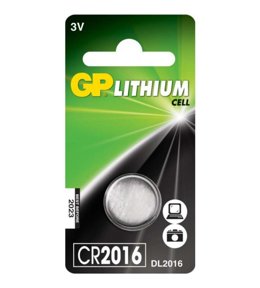 CR 2016-C1 - Batteria Super Litio a Bottone CR2016 (Blister 1 Pezzo)