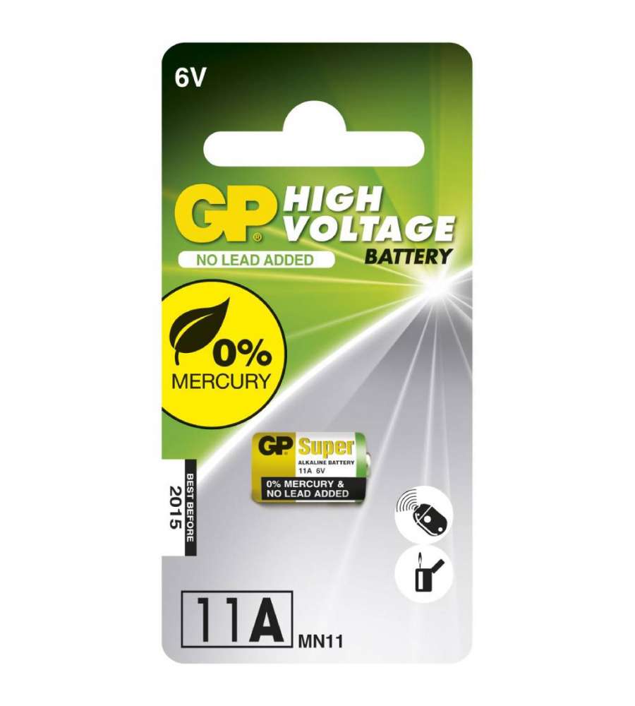 Batteria Super Alcalina Specialistica 6V 11A / MN11 (Blister 1 Pezzo)