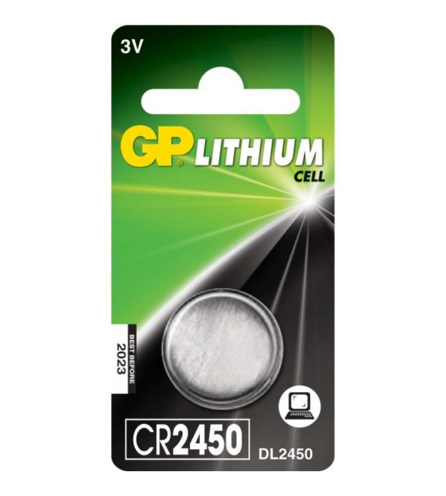 CR 2450-C1 - Batteria Super Litio a Bottone CR2450 (Blister 1 Pezzo)