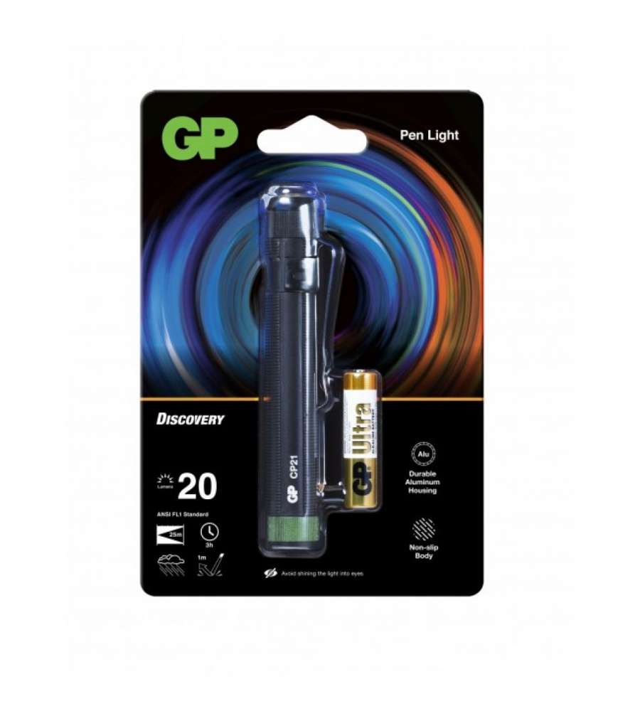 CP21 Torcia LED Penna 20LM con Batteria 1xAAA
