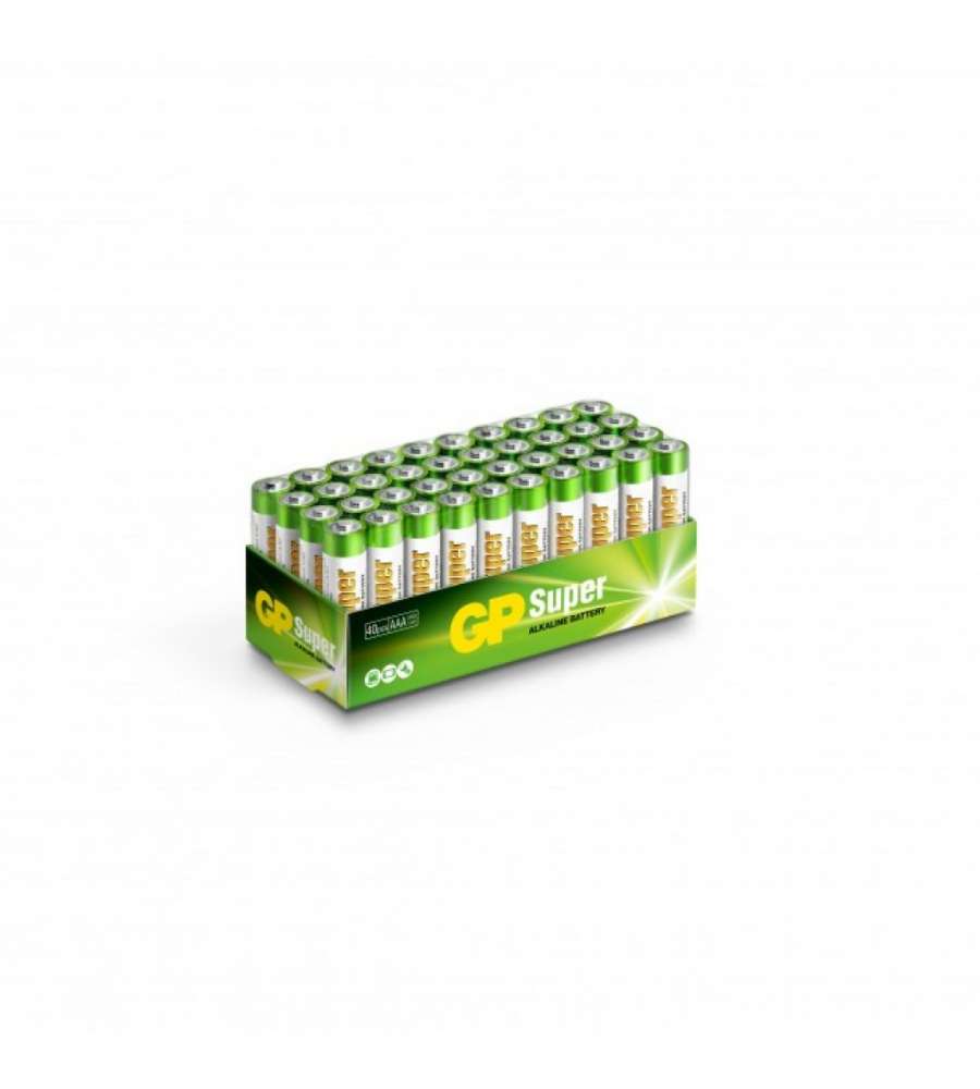 V-TAC Batterie Alcaline AAA - Confezione 40 Pezzi
