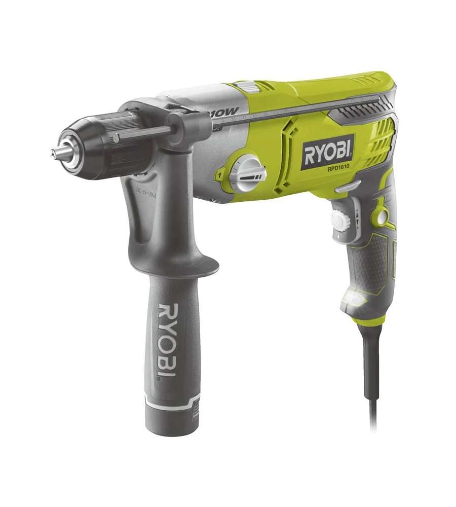 Trapano Avvitatore a percussione 1010W 2 velocit Ryobi RPD1010-K