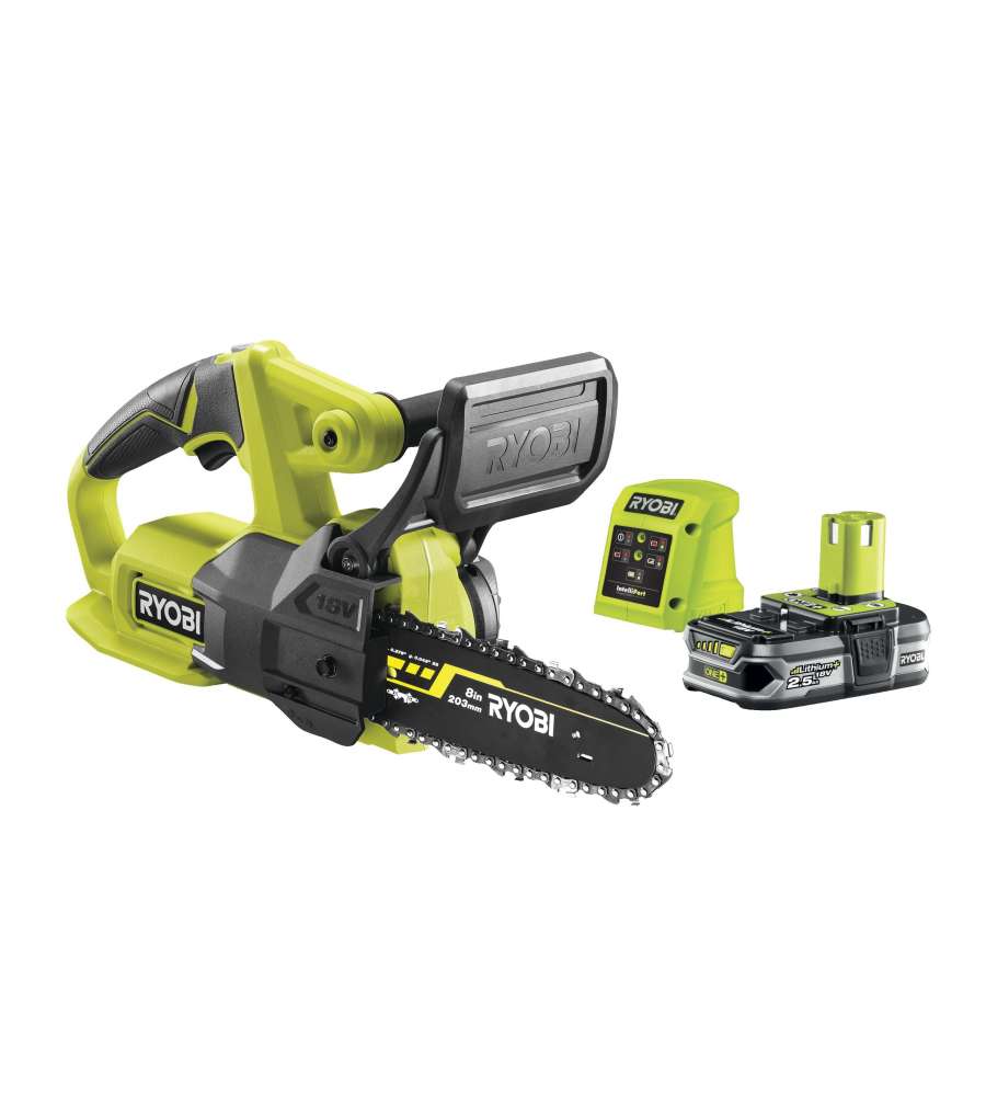 Ryobi Elettrosega Compatta 18V a Batteria 20 cm - Leggera e Maneggevole