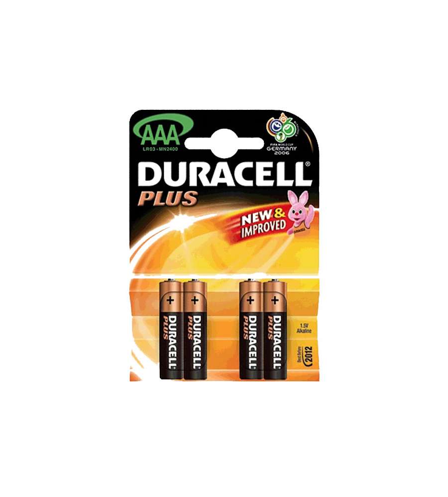 Pila Plus Ministilo           Pz 4 MN2400 Duracell