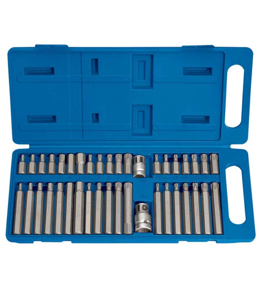Draper Tools Set 40 pz Punte Esagonali Torx e Spline TX-STAR 33323